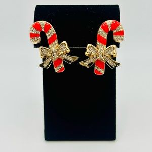 SUGARFIX by BaubleBar Sparkle Candy Cane Earrings